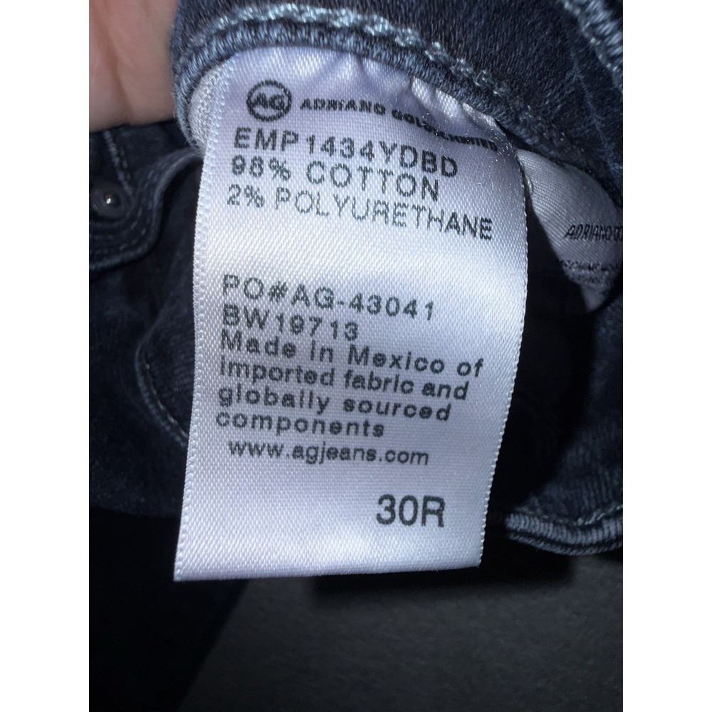 AG Denim Cigarette Jeans Size 30R,The Minimalist, preppy, chic, Girl Hoodcore - Picture 3 of 12